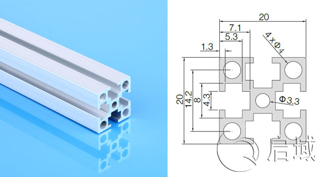 2020G國標(biāo)工業(yè)鋁型材 2020G國標(biāo)工業(yè)鋁型材