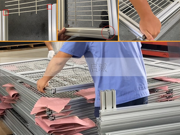 鋁型材圍欄細節圖