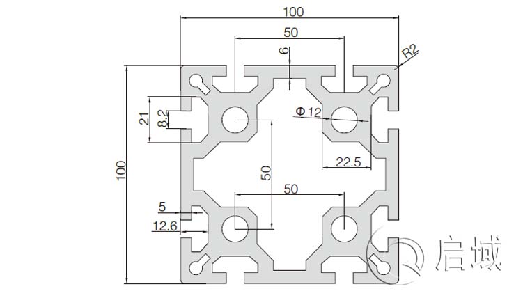 100100A鋁型材 100100A鋁型材